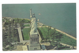 BR485 New York City Statue Of Liberty Viaggiata 1965 Verso Roma - Vrijheidsbeeld