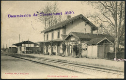 Villars-les-Dombes - La Gare - B. Ferrand édit. - Voir 2 Scans Larges - Villars-les-Dombes