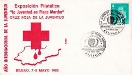 Thème Croix Rouge - Espagne - Enveloppe - Red Cross