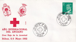 Thème Croix Rouge - Espagne - Enveloppe - Red Cross