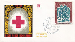 Thème Croix Rouge - Somalie - Monaco - Enveloppe - Croix-Rouge