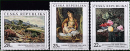 2006 Tschechische Republik Mi: 493-495** Frantisek Kavan, Jaroslav Cermak, Jan Davidsz De Heem - Nuevos