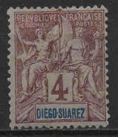 Diego Suarez  - 1893 - Type Sage   N° 40 - Neufs * - MLH - Ongebruikt