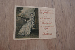 Carton D'invitation Illustré Pellet Editeur Exposition Bertrand Watteau - Non Classés