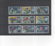 SAN MARINO - 1953 -VERSCHILLENDE BLOEMEN - Usati