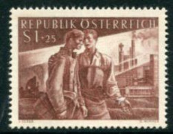 AUSTRIA 1955 Returnung Prisoners And Displaced Persons MNH / **.  Michel 1019 - Unused Stamps