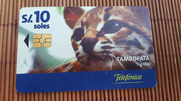 Phonecard Animal USED Only 50.000 Ex Made Rare - Pérou