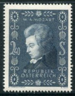 AUSTRIA 1956 Mozart Birth Bicentenary MNH / **.  Michel 1024 - Ungebraucht