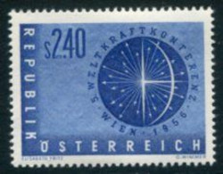 AUSTRIA 1956 World Energy Conference MNH / **.  Michel 1026 - Nuovi