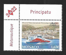 Monaco 2022 - Centenaire De L'Union Internationale De Motonautisme ** - Unused Stamps