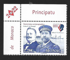 Monaco 2022 - Souverains Océanographes  : Albert Ier De Monaco Et Carlos 1er De Portugal ** - Unused Stamps