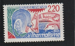 FRANCE Poste ** - 2556a, Variete,   Thermalisme Rouge Au Lieu De Bleu - Cote: 600 - Unused Stamps