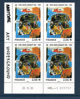 France 2021.Coin Daté Issu De La Mini Feuille Basquiat..** (N° De Planche Non Contractuel) - Sonstige & Ohne Zuordnung