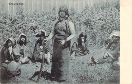 Chili Chile Vieja Grupo De Mujeres Auraucanas Groupe De Femmes Carte Pionnière 1900 - Chile