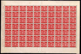 REPUBBLICA DI SAN MARINO 1945 SEGNATASSE POSTAGE DUE TASSE TAXE CENT. 15c  (0,15) FOGLIO DI 70 SHEET MNH - Strafport