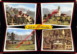 Gruss Aus Liechtenstein - Schloss Vaduz - Kirche Bendern - Camping Bendern - Liechtenstein