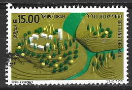 ISRAËL. N°866 Oblitéré De 1983. Peuplement De La Galilée. - Usados (sin Tab)