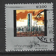 ISRAEL. N°868 Oblitéré De 1983. Journée Du Souvenir. - Used Stamps (without Tabs)