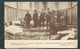 N° 9 Guerre De  1914 - Blessé Français Et Allemands Hospitalisés Dans église De Neufmoutiers -    - Day 20005 - Weltkrieg 1914-18