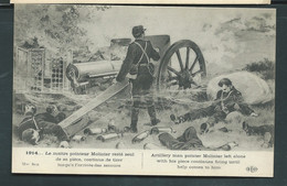 1914 - Le Maitre Pointeur Molinier Resté Seul De Sa Pièce, Continue De Tirer Jusqu'à L'arrivée Des Secours Day 20006 - Guerre 1914-18