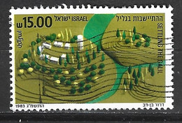 ISRAËL. N°866 Oblitéré De 1983. Peuplement De La Galilée. - Gebruikt (zonder Tabs)