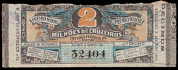 1951 BRAZIL BRASIL - LOTTERY TICKET BILHETE DE LOTERIA DO ESTADO DO BRASIL - Lottery Tickets