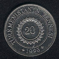 Turkmenistan, 20 Tenge 1993, UNC - Turkmenistan