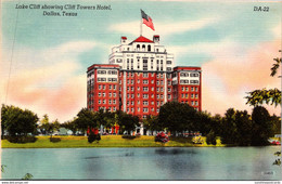 Texas Dallas Lake Cliff Showing Cliff Towers Hotel - Dallas