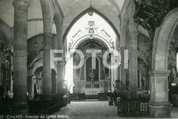 1963 REAL PHOTO FOTO POSTCARD IGREJA CHAVES PORTUGAL - Vila Real