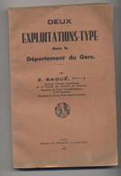 Z.Baqué - Deux Exploitations -Type Dans Le Département Du Gers - Peu Courant - - Midi-Pyrénées