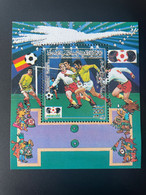 Libye Libya 1985 Mi. Bl. 98 Football FIFA World Cup 1986 Mexico Mexiko Fußball Soccer - Libië