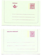 Belgie-Belgique, Postblad En Gesloten Briefkaart - Aviso Cambio De Direccion