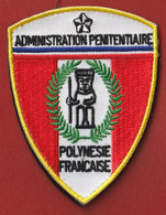 Polynésie Française / Administration Pénitentiaire - Ecussons Tissu