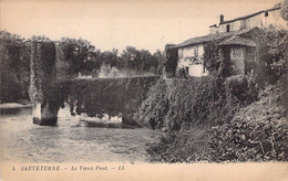 CPA - 30 - SAUVETERRE - Le Vieux Pont - LL - Autres & Non Classés