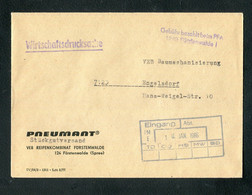 DDR / 1986 / Brief L2 "Gebuehr Bezahlt PFA Fuerstenwalde 1" (1252) - Covers & Documents