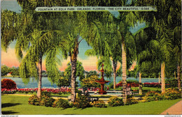 Florida Orlando Fountain At Eola Park - Orlando