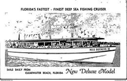 Florida Clearwater Beach Deep Sea Fishing Cruiser Miss Buckeye III - Clearwater