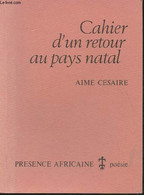 Cahier D'un Retour Au Pays Natal - Césaire Aimé - 1995 - Other