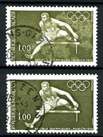 1722 - 1,00F Jeux Olympiques De MUNICH 1972 - Variété ""Impression Défectueuse"" + Normal - Oblitérés - Used Stamps