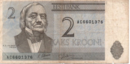Estonia 2 Krooni 1992 Circulate - Estonie