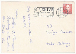 Mi 1028 Solo Slogan Postcard - 3 October 1995 Skive - Brieven En Documenten