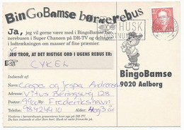 Mi 1028 Solo Slogan Postcard / LEGO - 27 September 1995 Frederikshavn - Briefe U. Dokumente