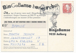 Mi 1028 Solo Slogan Postcard / LEGO - 17 September 1995 Esbjerg - Brieven En Documenten