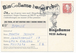 Mi 1028 Solo Slogan Postcard / LEGO - 17 September 1995 Esbjerg - Briefe U. Dokumente