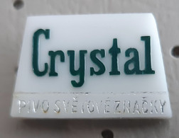 CRYSTAL Brewery Beer Birra Bier Pivo Czech Republic  Czechoslovakia Pin - Bière