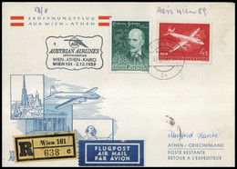 1959, Österreich, ANK 22, Brief - Machine Postmarks