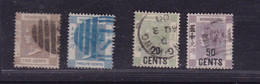 HONG KONG 2 C. + 12 C. ，  20 CENTS On 30 C, 50 CENTS On 48 C., Both Cancelled, Vf, Ovpr. With Chinese Caracters Also - 1941-45 Japanese Occupation