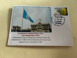 (1 K 57 A) Guatemala Independence Day - National Day -  OZ Stamp - 15-9-2022 - Mexico