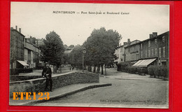 MONTBRISON     Pont Saint Jean Et Boulevard Carnot  42 Loire - Montbrison