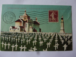 France Guerre 14-18 Notre Dame-de-Lorette La Chapelle Et La Tour Semeuse LILLE GARE Second War Zweiter Krieg - Histoire